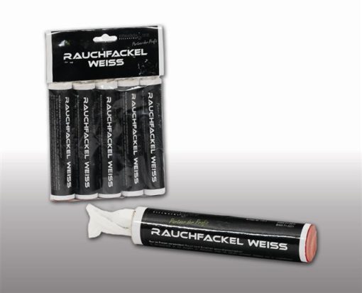 Blackboxx - Rauchfackel Weiss, 5er Pack